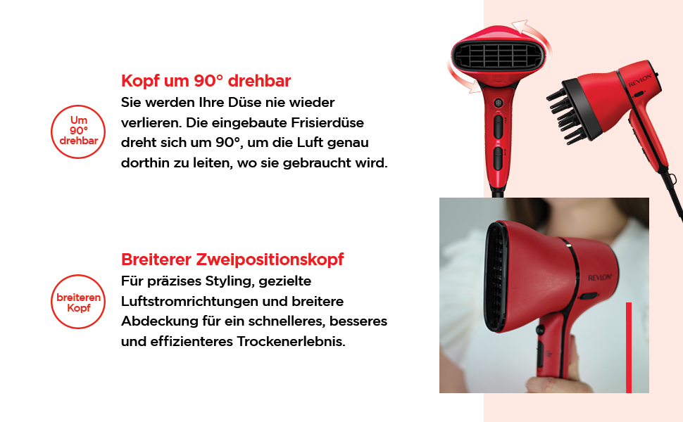 Фен Revlon RVDR5823 Fast & Light з контролем повітряного потоку