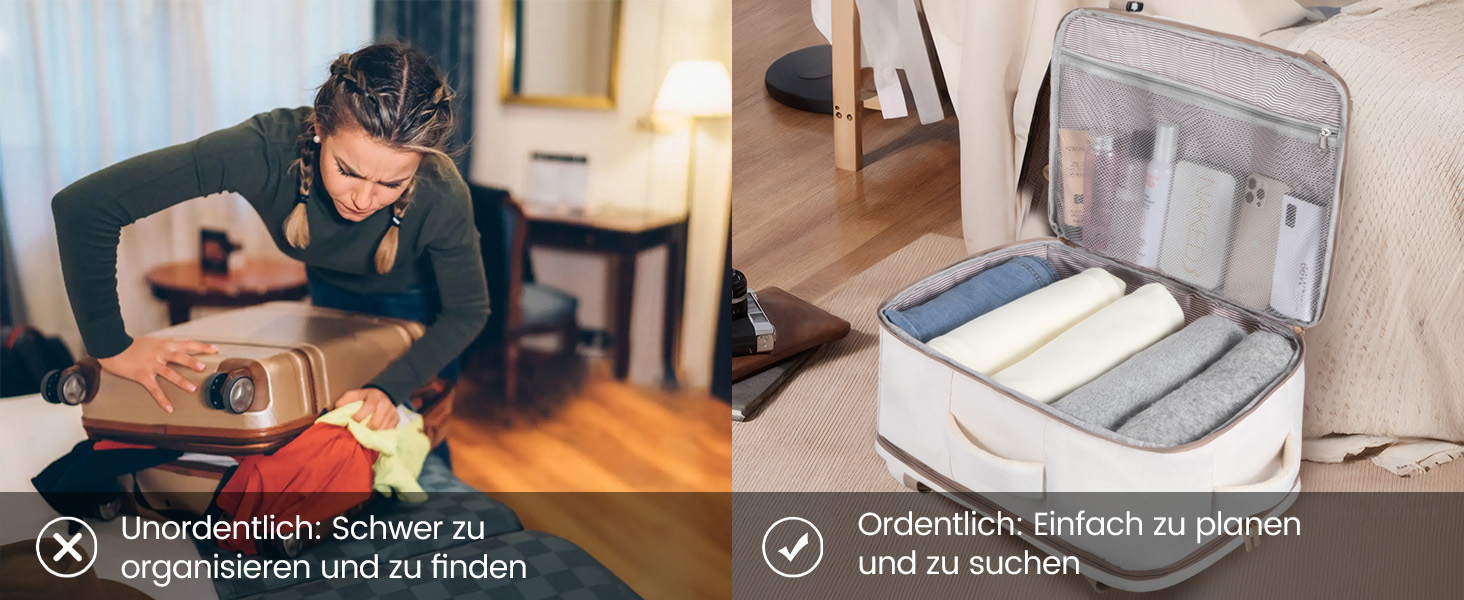 LOVEVOOK Рюкзак для ручної поклажі, 40L, жіночий, для подорожей, великий, водонепроникний, з відділенням для ноутбука 17 дюймів, валіза-рюкзак, для подорожей, роботи, бізнесу, білий, кофейний колір