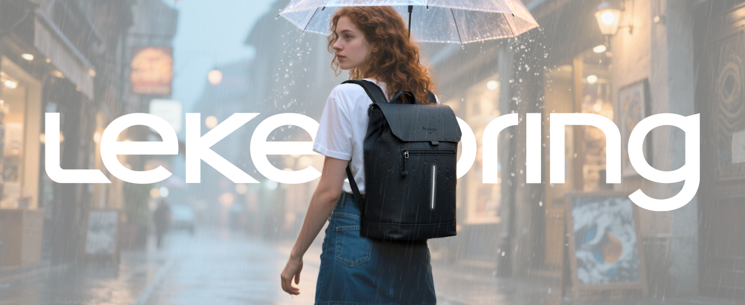 Чоловічий та жіночий рюкзак з матового шкірозамінника з відділенням для ноутбука 15,6