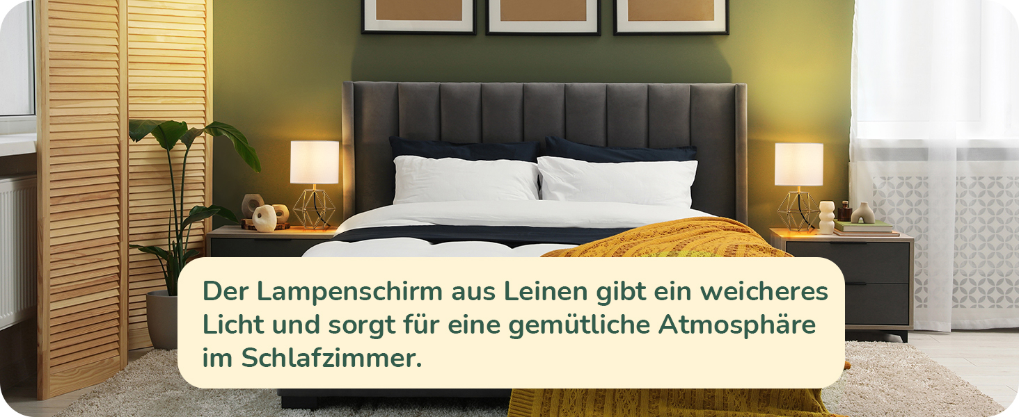 EDISHINE Настільна лампа, сучасний індустріальний дизайн, цоколь E14, вінтажний стиль, для спальні/вітальні, білий/золотий лін, золото
