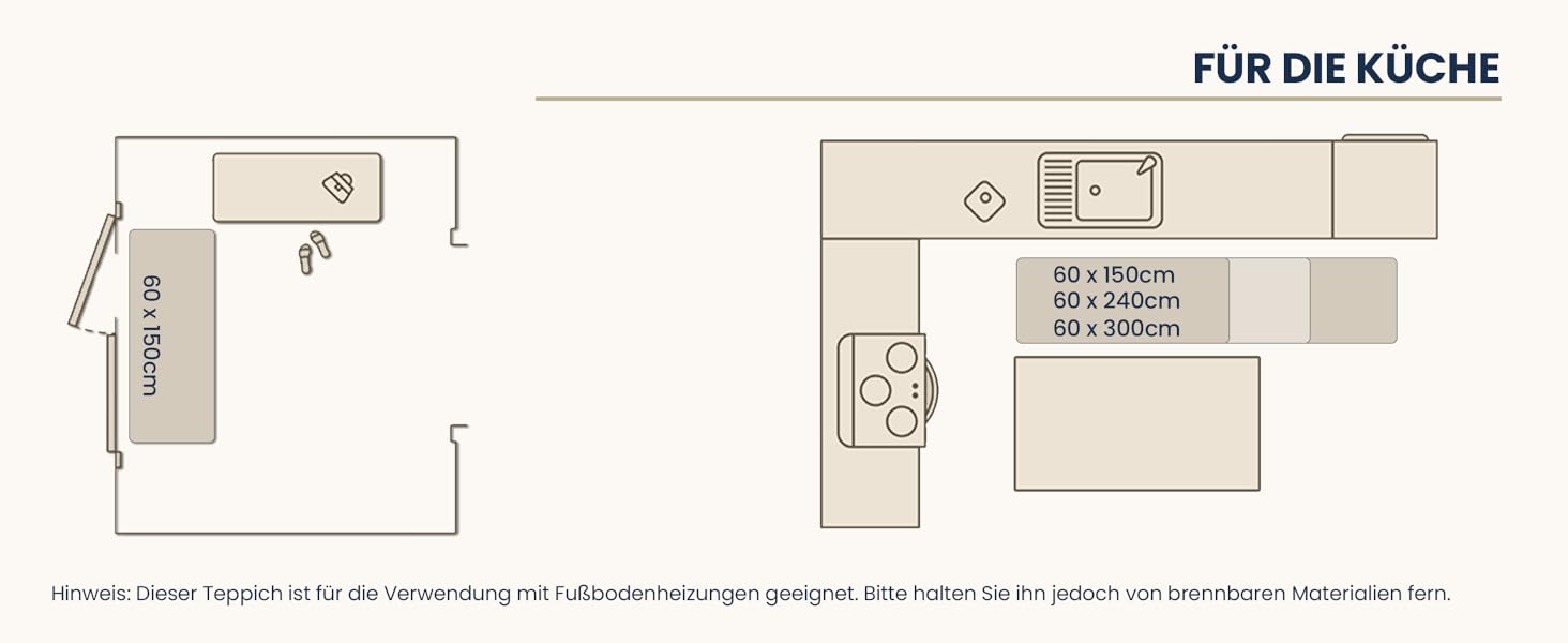 Килимок-довгий килим (Runner) з неслизьким покриттям, короткий ворс, для кухні, миється, складається, абстрактний дизайн, для входу, кухні, вітальні та офісу, блакитно-чорний (120 x 180 см, теракотовий)
