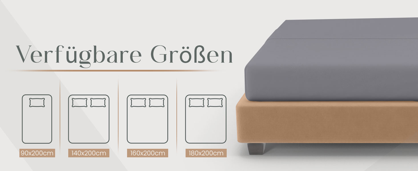 Utopia Bedding - 6-Piece Fitted Sheet Set - 90 x 200 cm - Grey - Brushed Microfiber Fitted Sheet - 35 cm Deep Pocket