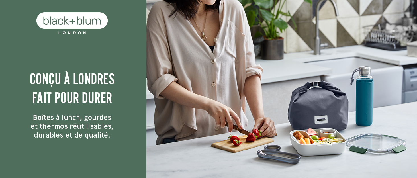 Термос Explorer Flask Duo Black + Blum: вакуумна ізольована фляга з нержавіючої сталі, 2 чашки, 24 години термальна ізоляція