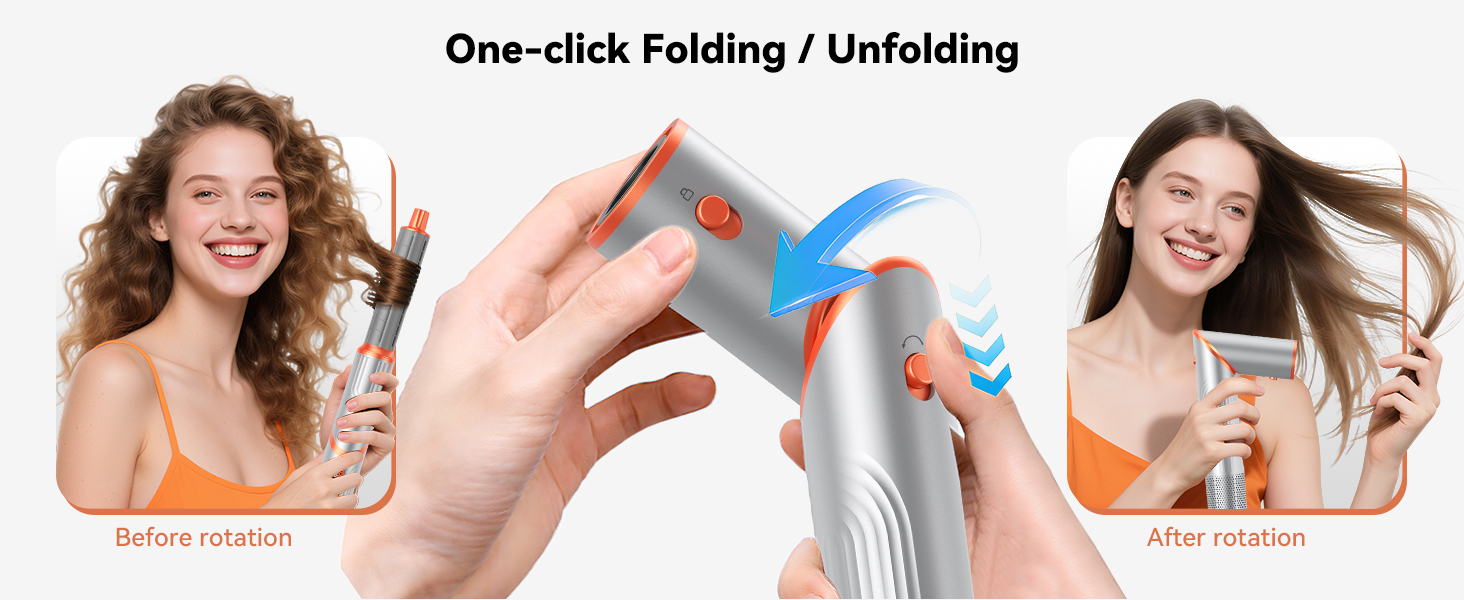 Air Styler Hair Stylers Airbrush 5-в-1: мультистайлер, фен-щітка, 800W, для об'єму, локонів, випрямлення та сушіння волосся (срібний)