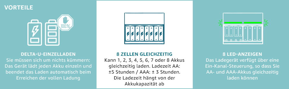 Зарядний пристрій Panasonic eneloop 52063 для акумуляторів Ni-MH AA/AAA (4 шт.)
