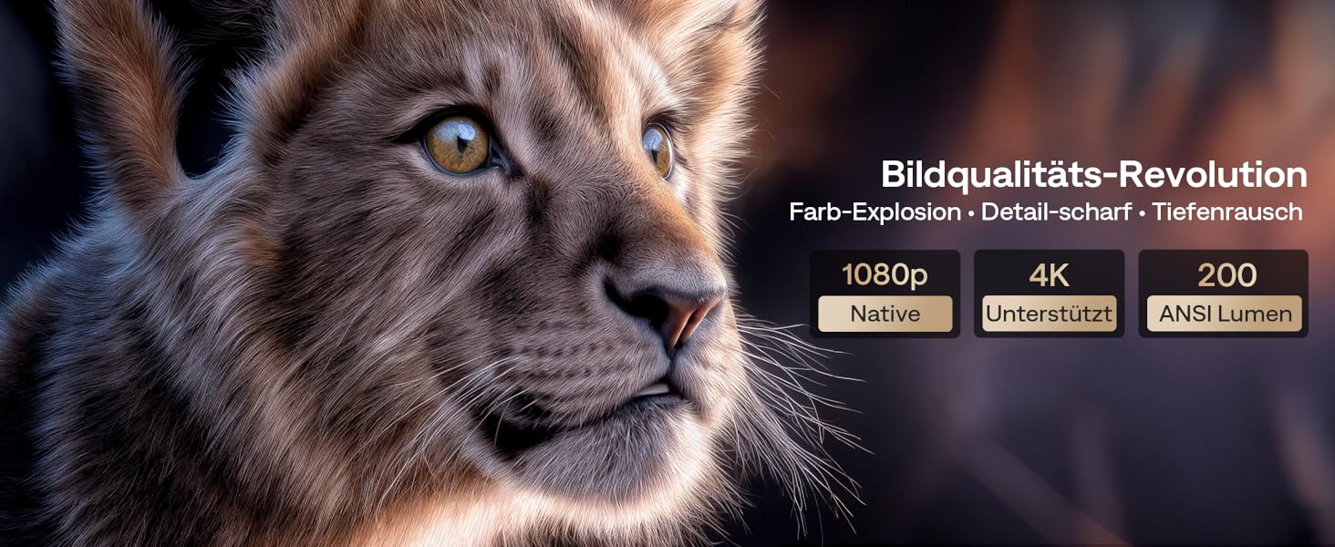 Aurzen Eazze D1 Smart Beamer: 4K проєктор для домашнього кінотеатру з WiFi, Bluetooth, автофокусом та корекцією трапецеїдальних спотворень. Підтримка Netflix, Dolby Audio, Full HD 1080P. Білий (GTV)