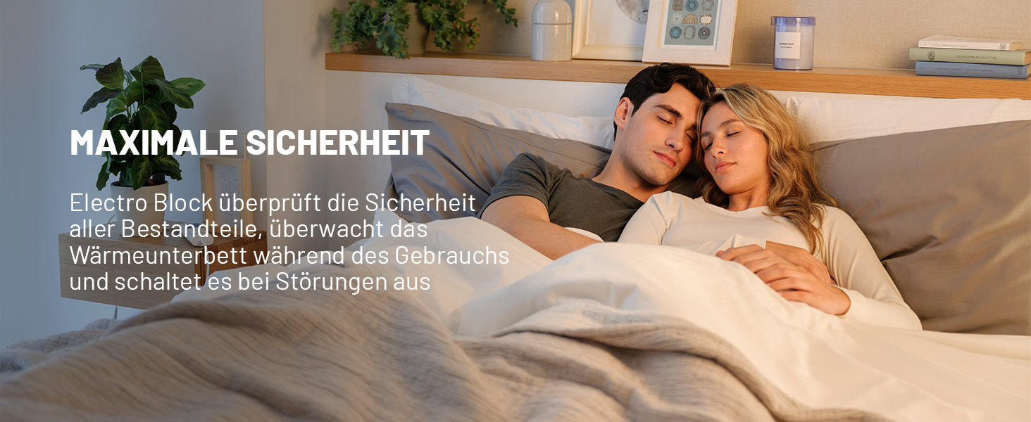 Електрична ковдра Imetec Scaldasonno Adapto Maxi для односпального ліжка 195x90 см, з регулюванням температури та гіпоалергенним покриттям