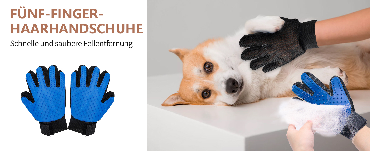 Набір для видалення шерсті домашніх тварин 5 шт. для собак та котів (довгошерсті/короткошерсті), ролики для меблів, повторне використання