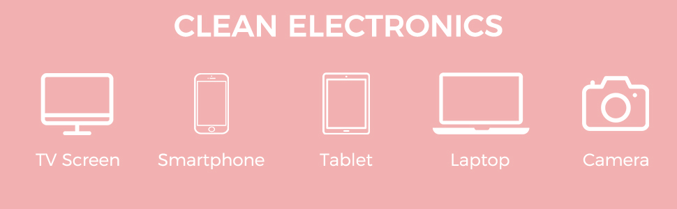 Очиснювач екрану для мобільних пристроїв 2шт (10мл) - для iPhone, монітора, планшета (сірий + рожевий)