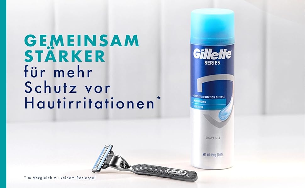 Смінні касети для бритви Gillette Mach 3 для чоловіків, сині, 20 шт