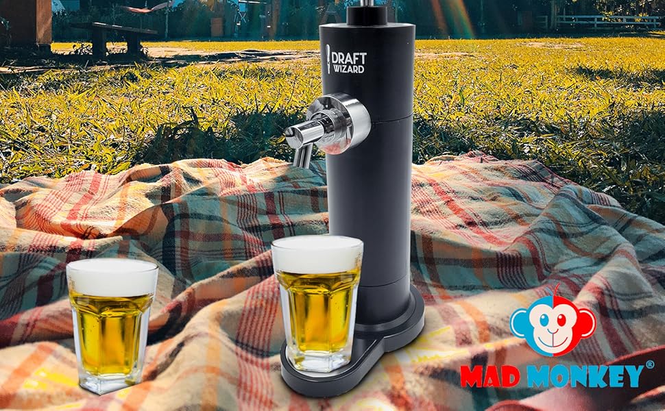 Набір для розливу та піноутворення пива Mad Monkey – для дозованого пива