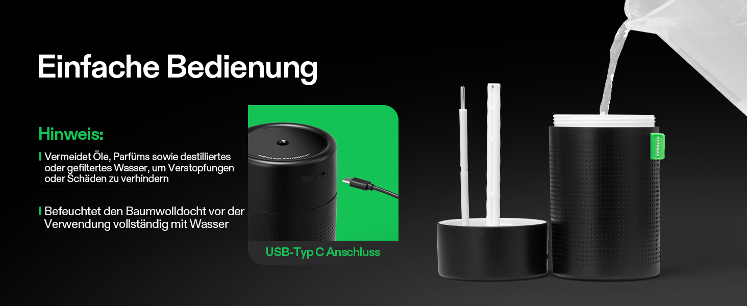 VIVOSUN AeroStream U075: USB-увлажнитель повітря, 750 мл, 2 режими туману, автовимкнення, смарт-пульт VGrow, для гроубоксів