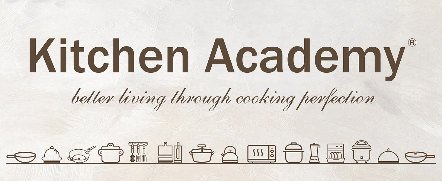 Набір каструль Kitchen Academy Induktion: 12 предметів з емальованого граніту, антипригарне покриття, PFOA та PFOS-free