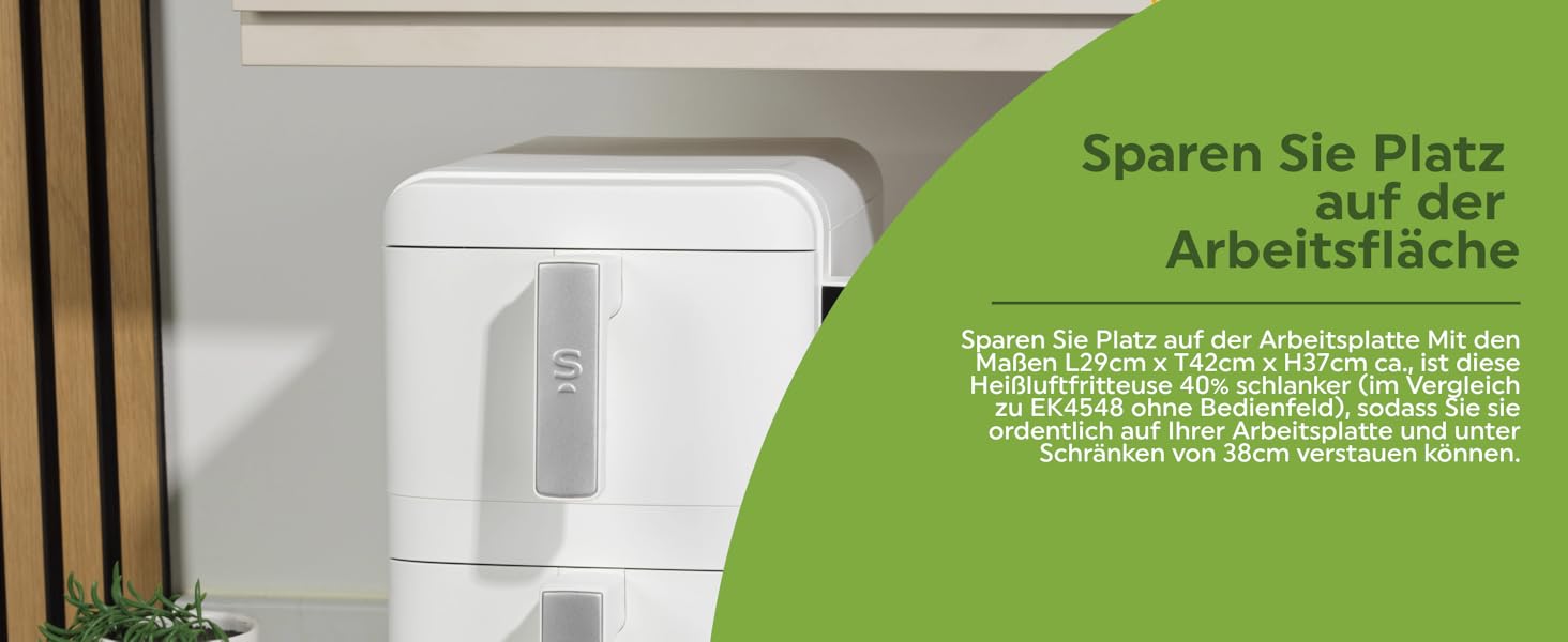 Фритюрниця Salter VertiCook Ultra з вертикальним подвійним ящиком, 9л, 12 функцій, без PFAS