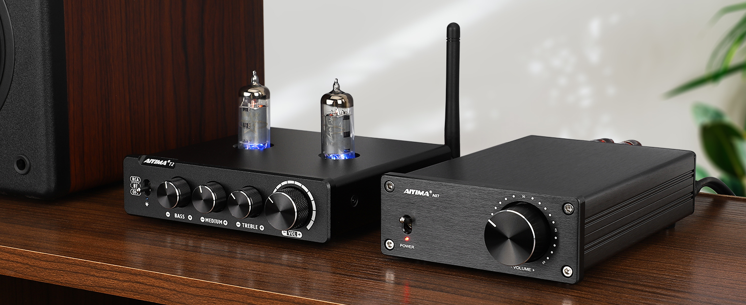 AIYIMA A07 TPA3255 стерео аудіо міні-підсилювач 2x300 Вт Hi-Fi, клас D, інтегрований цифровий підсилювач 2.0 для колонок і домашнього кінотеатру, 32V 5A блок живлення, для DIY
