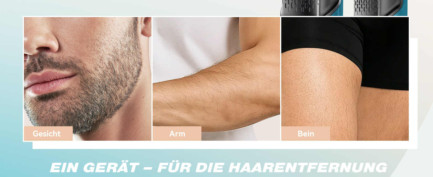 Триммер для тіла Kensen 2-в-1: для чоловіків, для інтимної зони, волога та суха, з насадками для грудей, пахв та зони бікіні