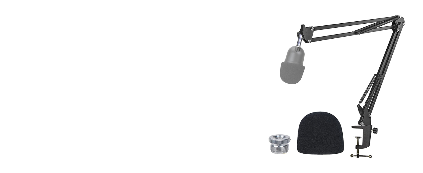 Тримач мікрофона YOUSHARES для Razer Seiren Mini/V3 Mini - професійний кріплення з поп-фільтром для геймінгу, стрімінгу та подкастингу