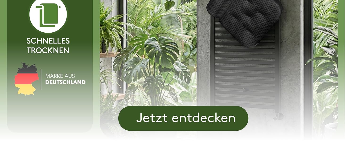 Подушка для ванни MEDIUM-WEICH [Біла 4D] - Підголовник для ванни з присосками, аксесуар для ванної кімнати. Ергономічна подушка для ванни, Badekissen, натуральний відтінок.