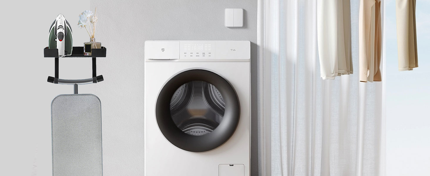 Кріплення для прасувальної дошки настінне, 32*15.7 см. Настінне кріплення для прасувальної дошки з нержавіючої сталі з металевими гачками. Тримач для прасувальної дошки, кріплення для праски на стіну, підходить для прасувальних дошок T/Y форми.