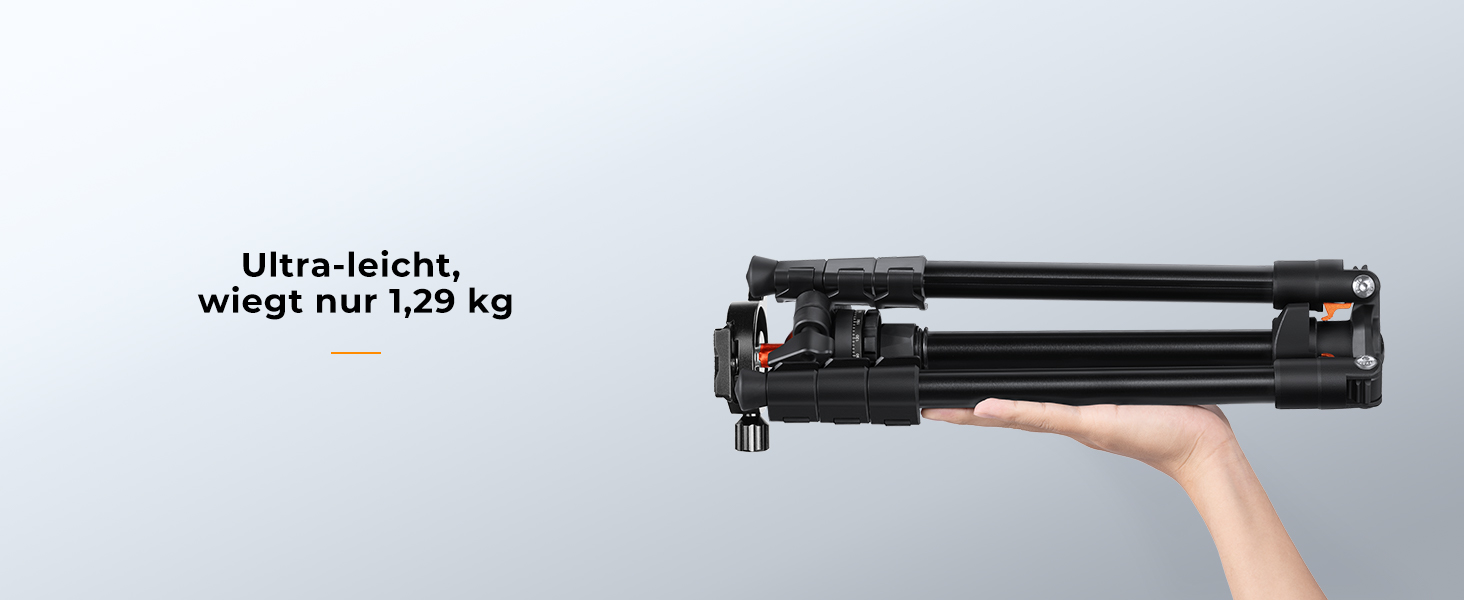Штатив K&F Concept 200CM (78 дюймів) для камери: трипод з кульковою головкою 360°, моноподом, 1/4'' гніздом, для DSLR-камер (163CM, 10KG, алюміній)