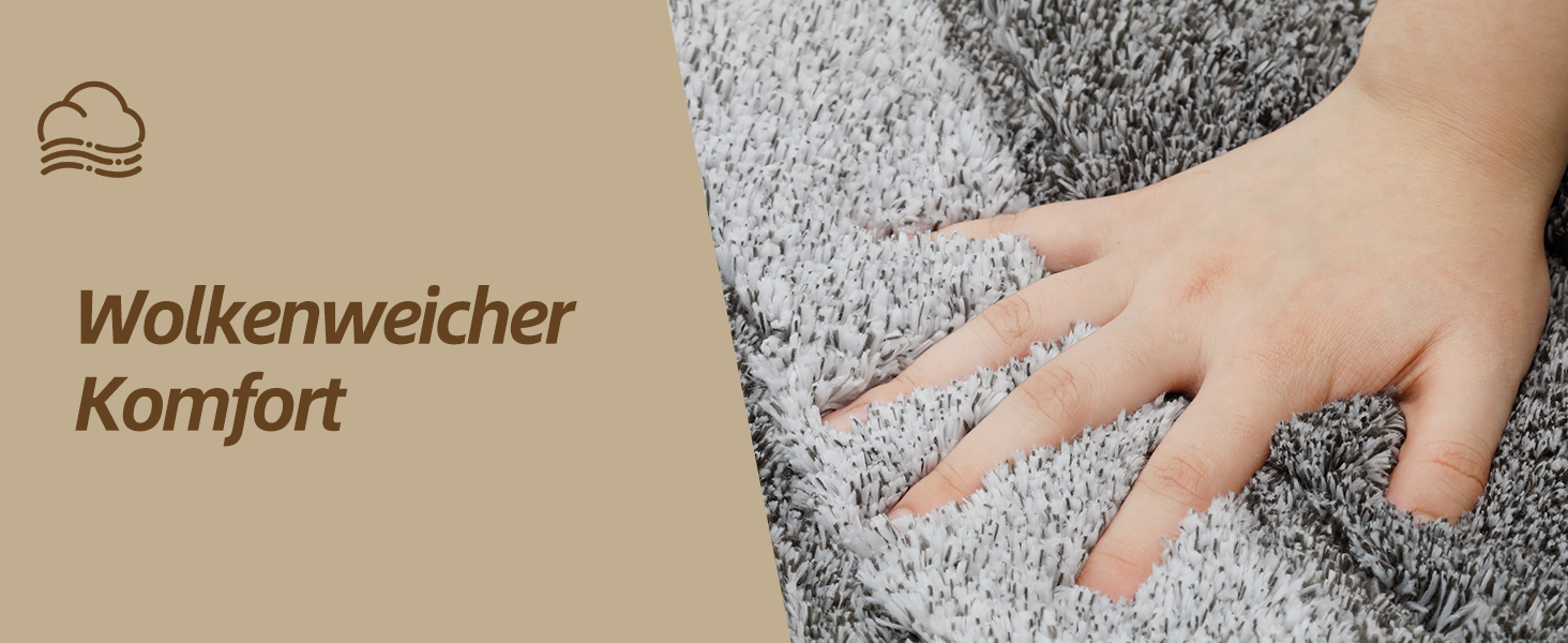 Килимок для ванної кімнати COSY HOMEER 40 x 60 см, антиковзаючий, м'який, для душу та ванної, темно-сірий