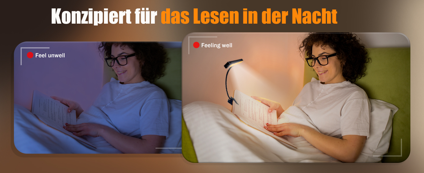 Світлодіодна кліпса-лампа для читання CCHK-18 з USB зарядкою та акумулятором, 18 LED, 4 режими світла, 3 рівні яскравості, складна, для книги, ліжка, офісу, подорожей