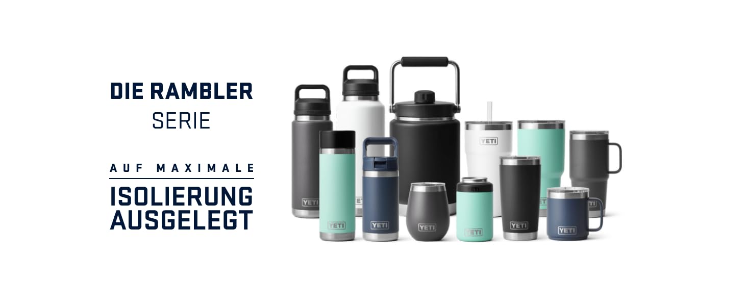 Термобутилка YETI Rambler з кришкою Hotshot, бірюзова, 532 мл