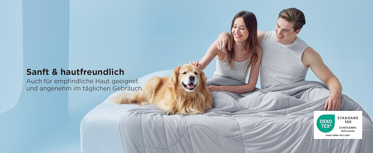 Охолоджуюча ковдра BEDSURE двостороння літня 155x220 см Arc-Chill - ковдра для сну при нічній пітливості, сіра
