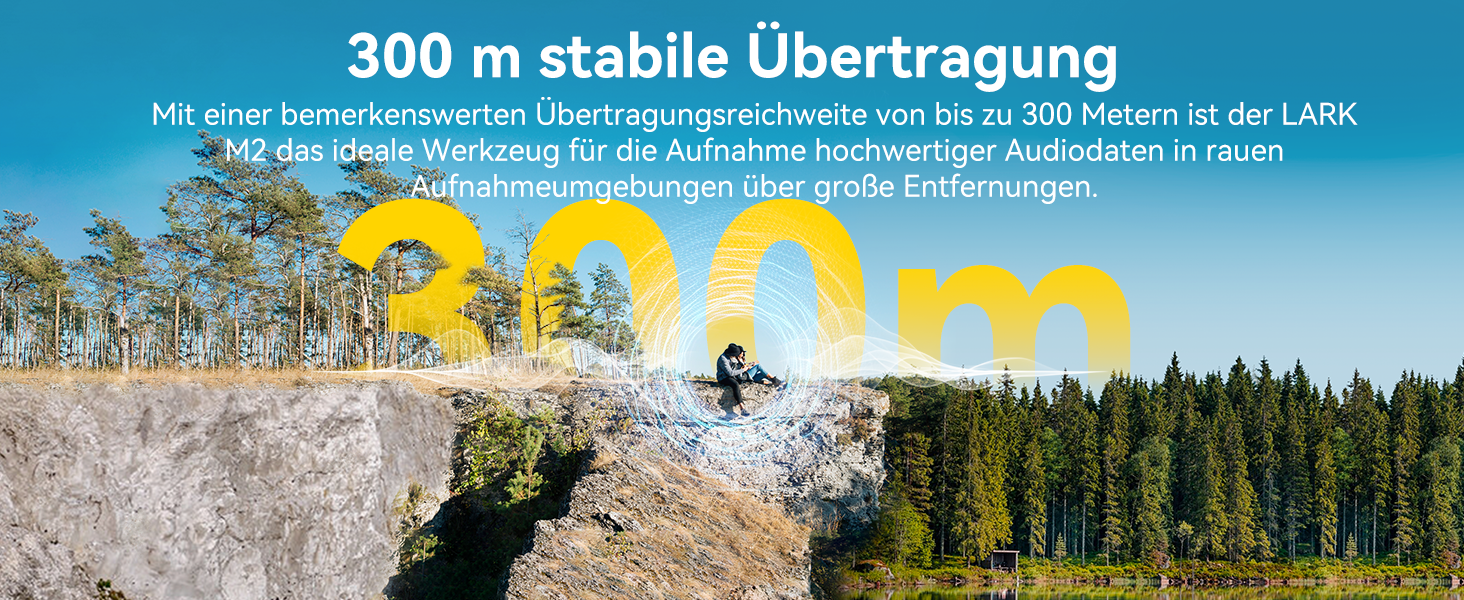 Hollyland Lark M2 Бездротовий петличний мікрофон для iPhone 15/16/17 та Android, 300м радіус дії, Hi-Fi звук, шумозаглушення, 30 годин роботи, міні-мікрофон для відео (2TX + USB-C RX + зарядний кейс) (Комбо (2TX+3RX), білий)