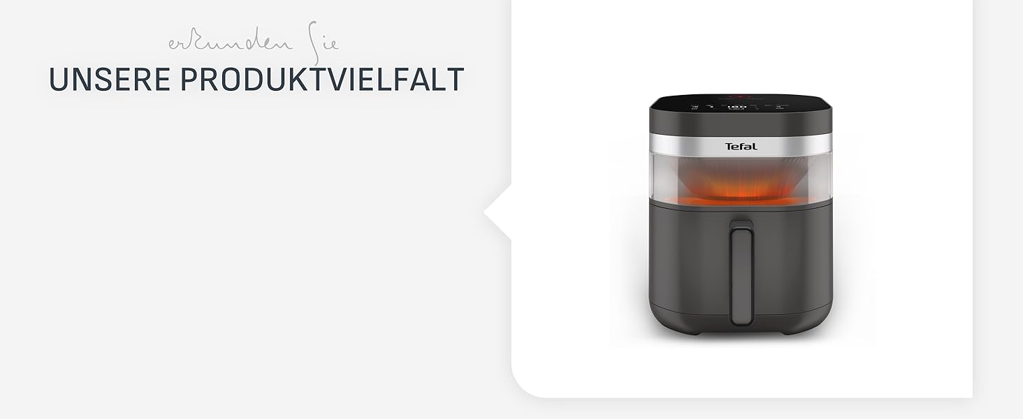 Фритюрниця Tefal Easy Fry Silence 7л, біла - аерофритюрниця з тихим режимом, 10 програм, до 8 порцій EY8421E0