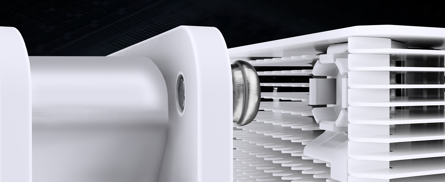 ARCTIC Freezer 36 A-RGB: Кулер для CPU з Push-Pull вентиляторами та RGB підсвіткою для Intel/AMD, Single-Tower, 2 вентилятори 120 мм, 200-2000 rpm, гідродинамічне підшипник, з термопастою MX-6 (білий)