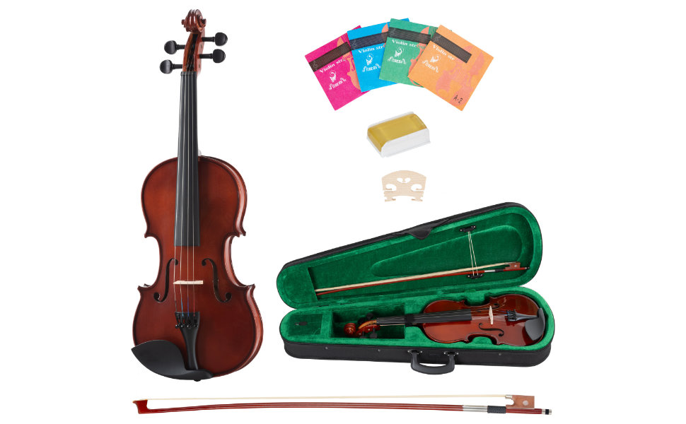 Скрипка Cantabile VP-100 4/4 (Початковий рівень, для учнів), повний комплект: скрипка, футляр, струна, каніфоль