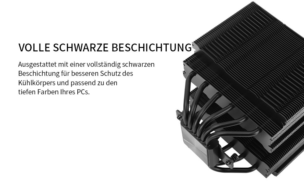 Thermalright Peerless Assassin 140 - Кулер для CPU з 6 тепловими трубками, чорний, для AM5/AM4 та Intel LGA 1700/1851/1150/1151/1200