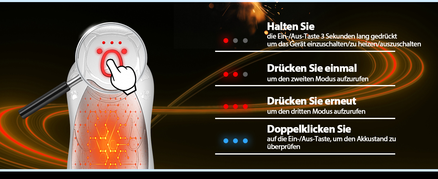 Електричний гріє для рук OUTJUT 2 шт., 12000mAh з магнітом, USB, для спорту на відкритому повітрі, бічне нагрівання, білий