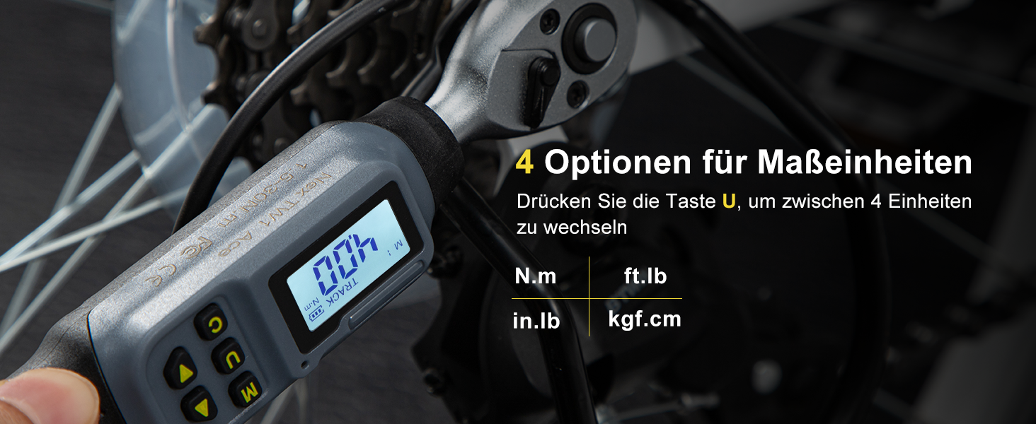 Цифровий шуруповерт з моментом обертання GROWNEER, 2.66-53.1 In-lbs/ 1/4'' Drive, 1.5-30 Nm, з індикатором крутного моменту, звуковим сигналом та LED-дисплеєм, 27 в 1