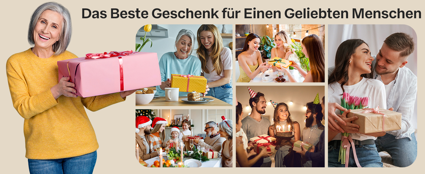 Електрична щітка для прибирання LyriFine, водонепроникна IPX7, з довгим руків'ям, 2 швидкості, з набором змінних насадок, для ванної кімнати, білий