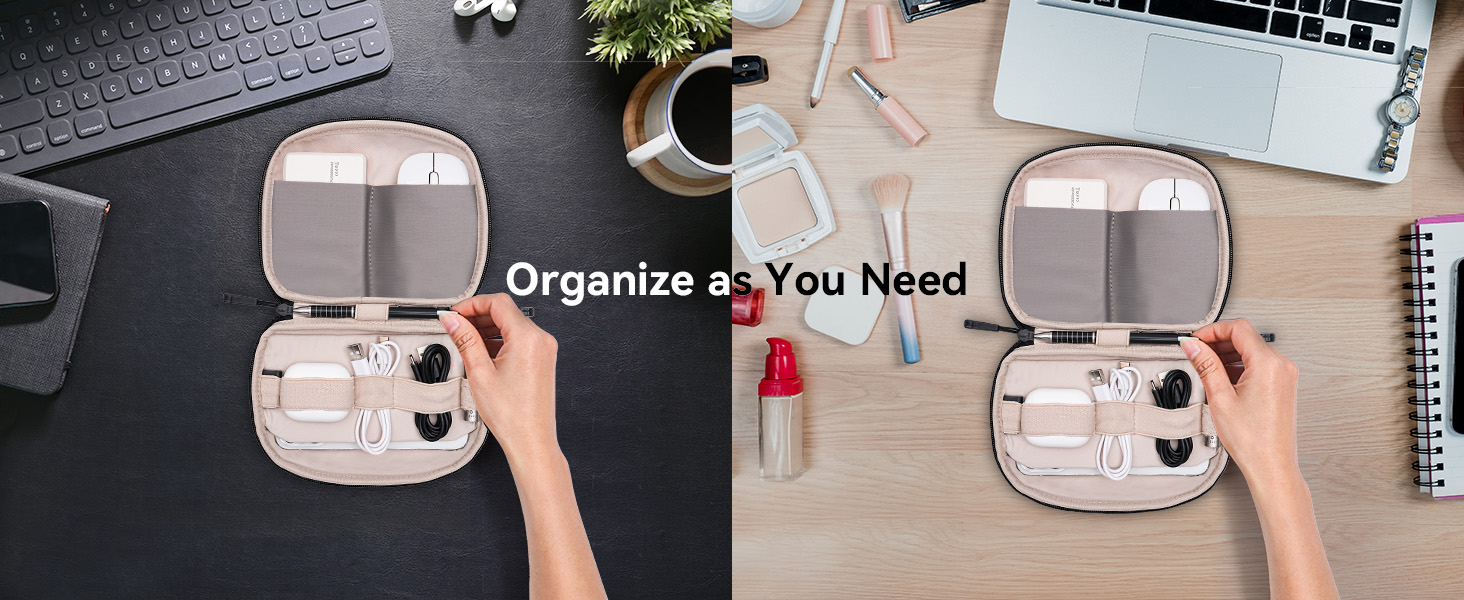 Органайзер для кабелів SIMTOP: компактний кейс для аксесуарів, SD-карт, Powerbank, ідеальний для подорожей, офісу та фотографії, зелений (чорний)