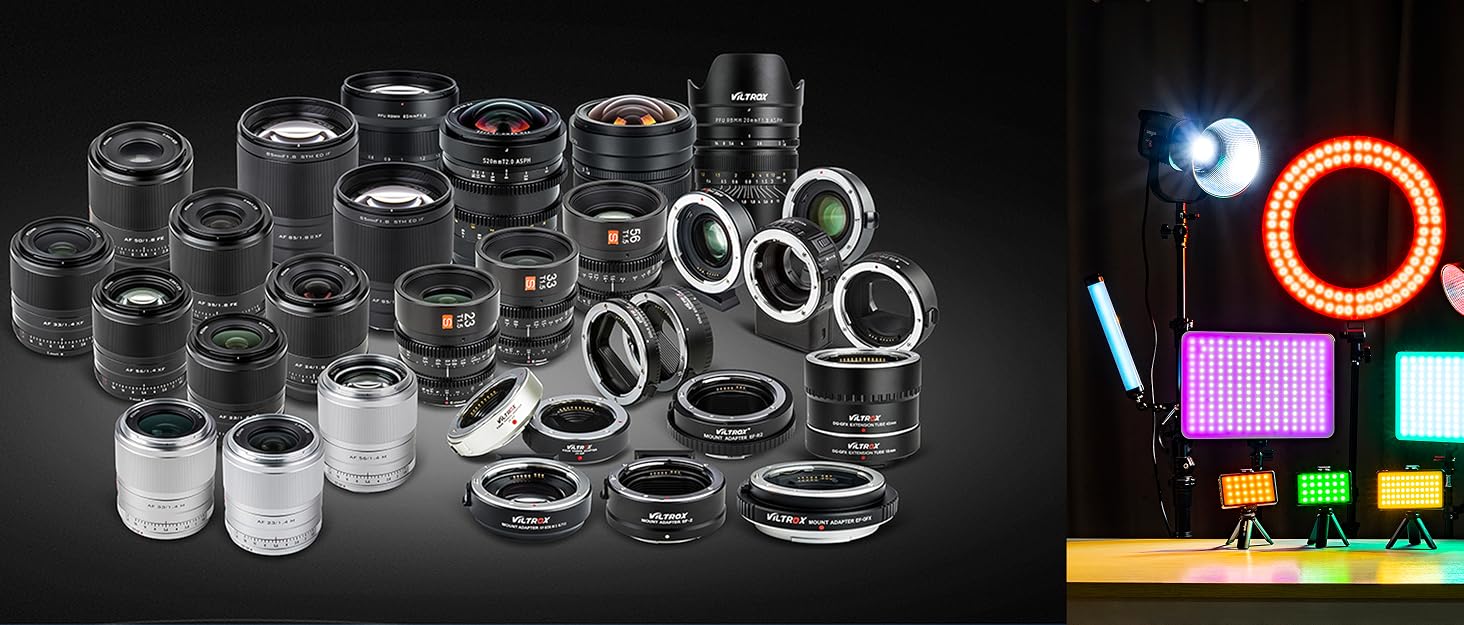 Панорамний штатив для камер VILTROX VX-18M, 188 см, з гідравлічною головкою Fluid Drag для DSLR та відеокамер, алюмінієвий