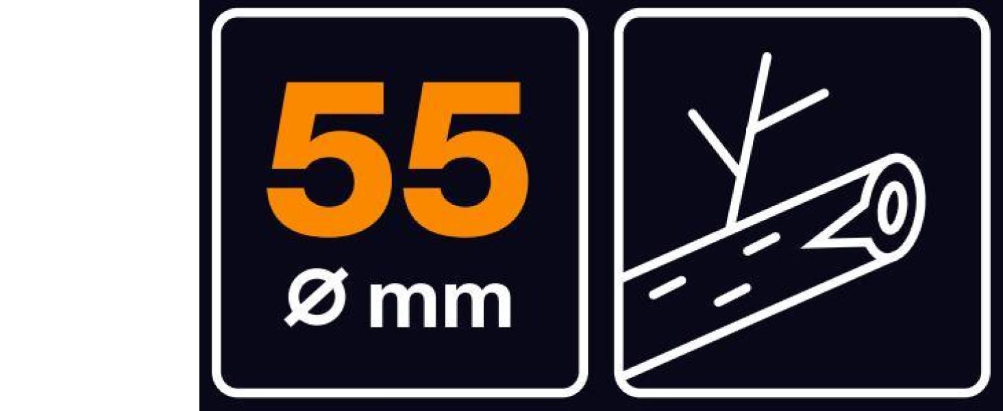Секатор Fiskars PowerGearX LX99-L для сухої та твердої деревини, 80 см, антипригарне покриття, загартована сталь, чорний/помаранчевий