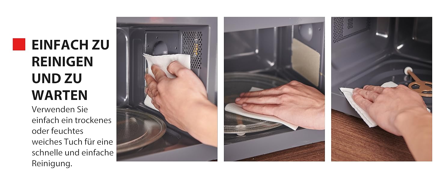 Мікрохвильова піч Toshiba MW2-MM20PF(BK) 20L, 800W, чорна | З функцією розморожування та LED-підсвічуванням