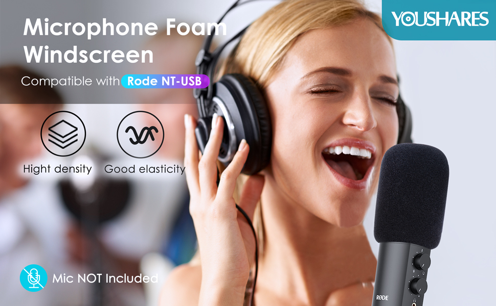 YOUSHARES Тримач для мікрофонів Rode NT-USB+, PodMic, NT1 - професійний кріплення для студійного мікрофону, підходить для подкастів, домашньої студії та геймінгу