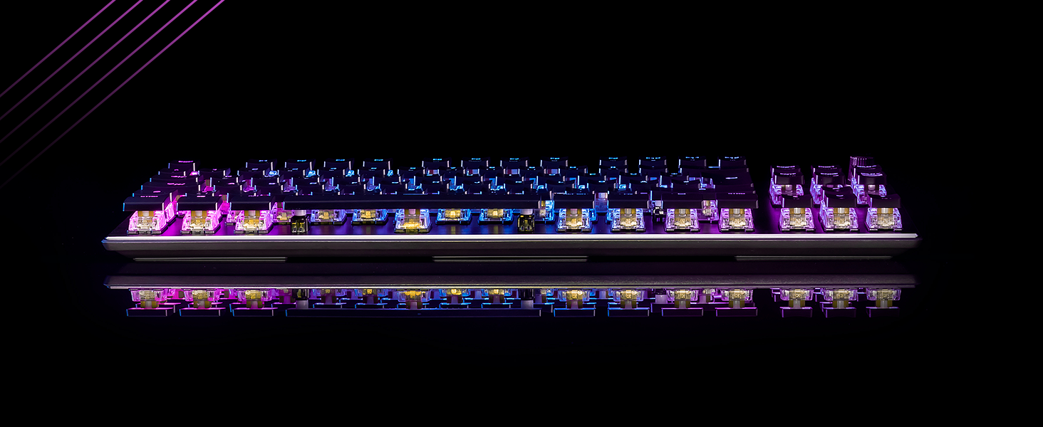 Turtle Beach Vulcan TKL – Механічна ігрова клавіатура з Titan Switch, AIMO RGB-підсвічуванням та анодованою алюмінієвою рамою