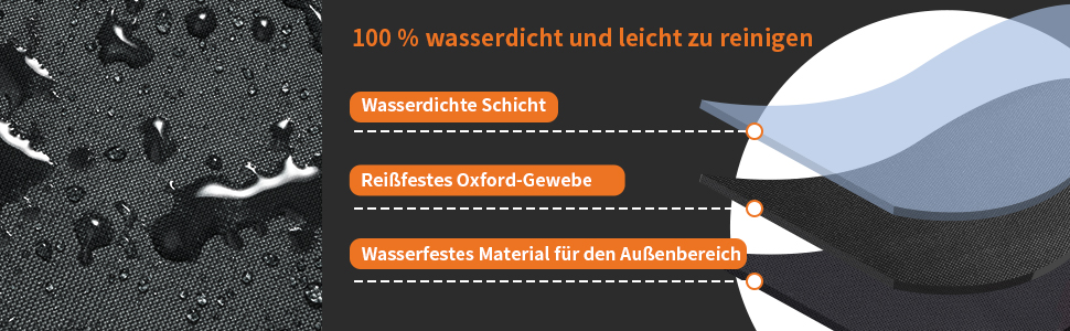 Захист для багажника авто Toozey для собак – Ultraleichte Hundedecke, універсальний, водовідштовхувальний, міцний, з боковим захистом та великими кишенями, швидкий монтаж, XL, чорний з сірою кромкою