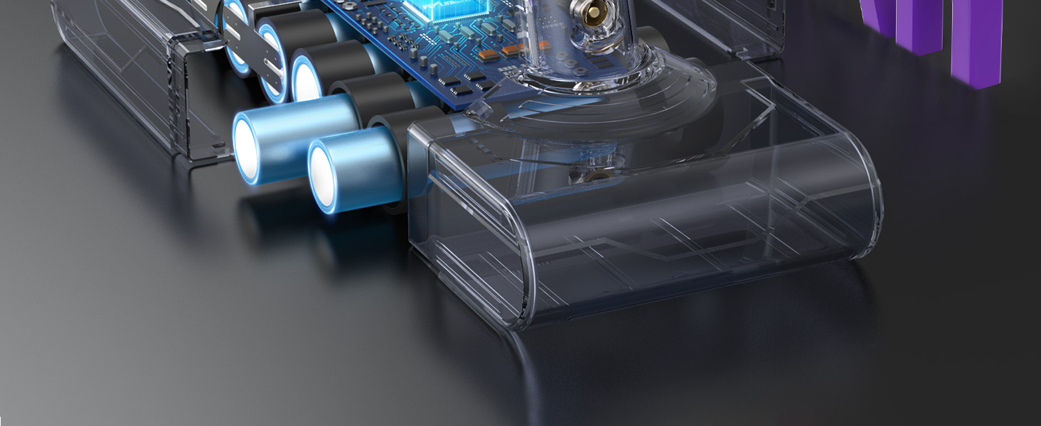 Акумулятор FLYLINKTECH 8.0Ah V8 для пилососів Dyson V8 Absolute/Animal/Fluffy/Motorhead SV10 з 2+1 фільтрами та 4 гвинтами