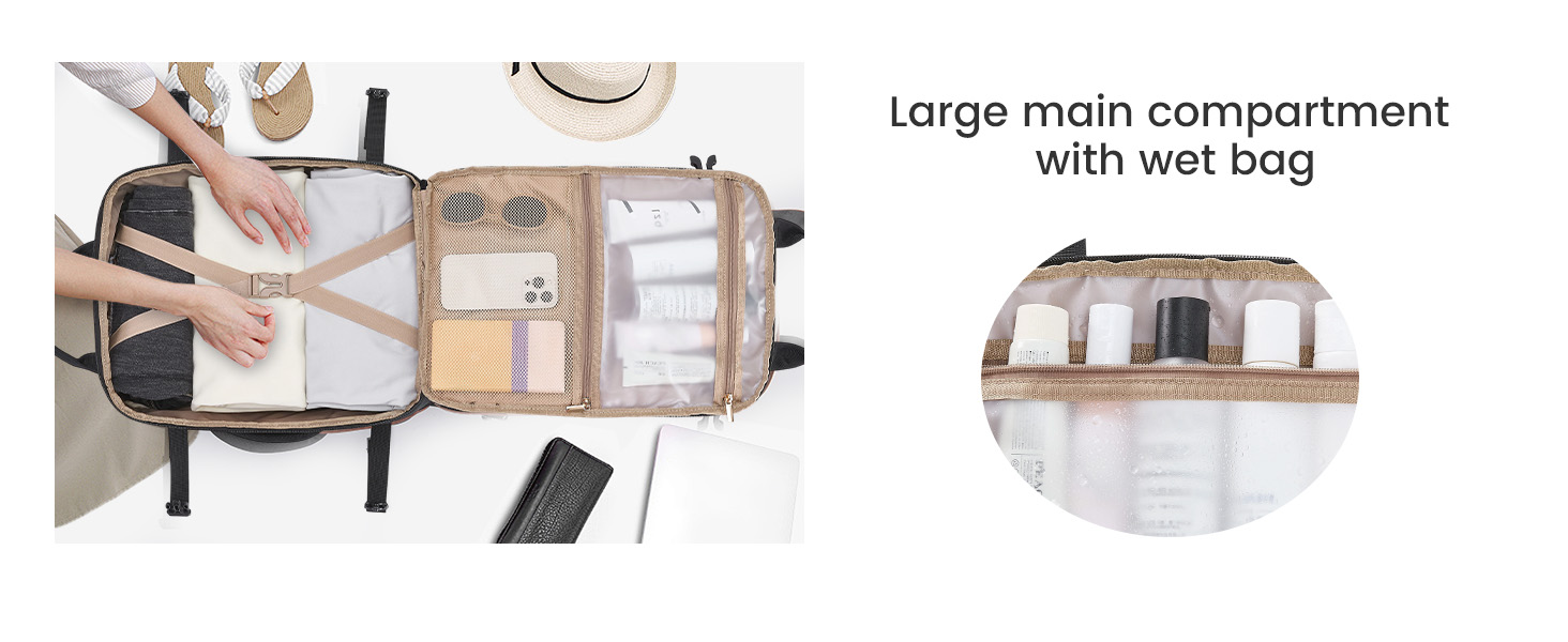 LOVEVOOK Рюкзак для ручної поклажі, жіночий, 15.6