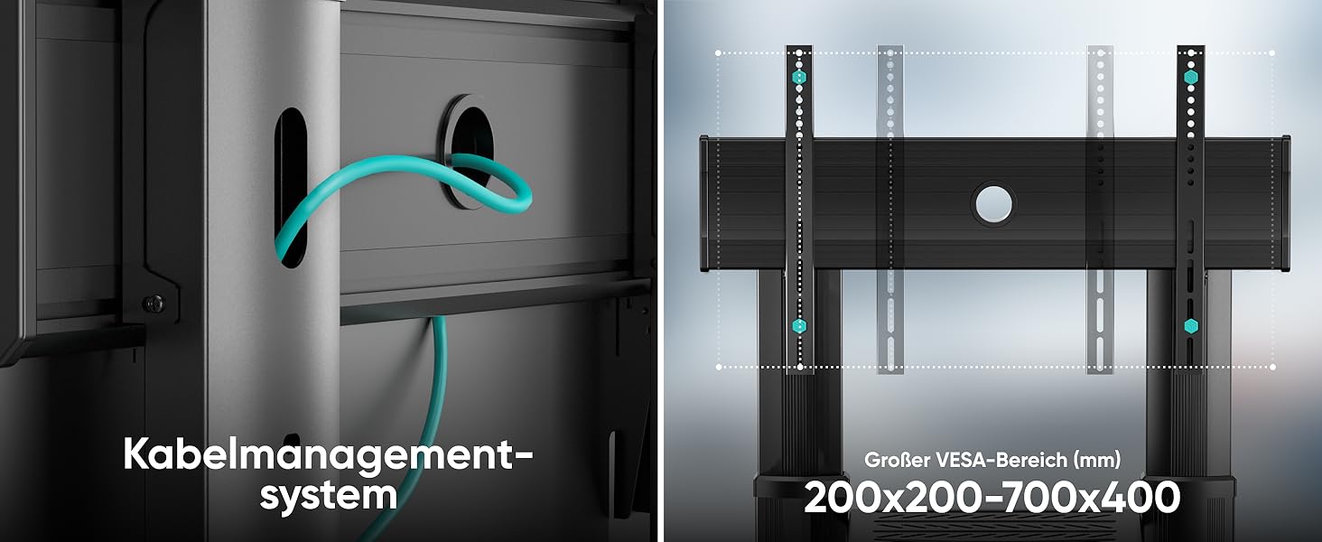 Мобільна підставка для телевізора ONKRON TS2771-B 40-80