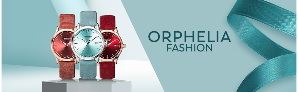 Жіночий аналоговий кварцовий годинник Orphelia Fashion Suede зі шкіряним ремінцем, колір: стародавня роза