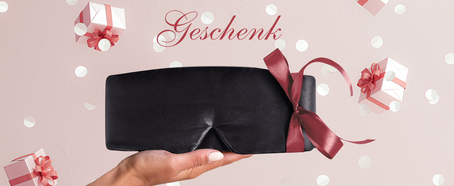 Шовкова маска для сну LitBear, 100% шовк 22 momme, для жінок та чоловіків, з регульованою стрічкою, комфортна та зручна