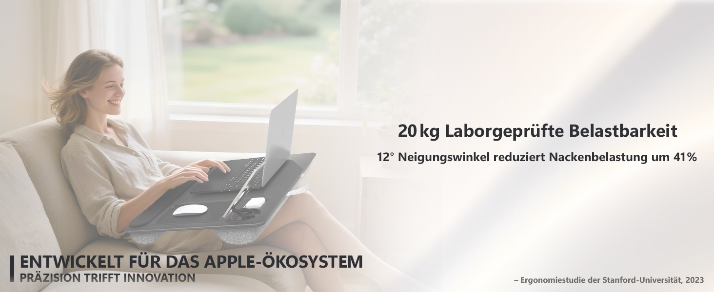 Підставка для ноутбука LIBWYS MagiDesk Pro з магнітним тримачем для телефону (Magsafe), для ноутбуків до 17 дюймів