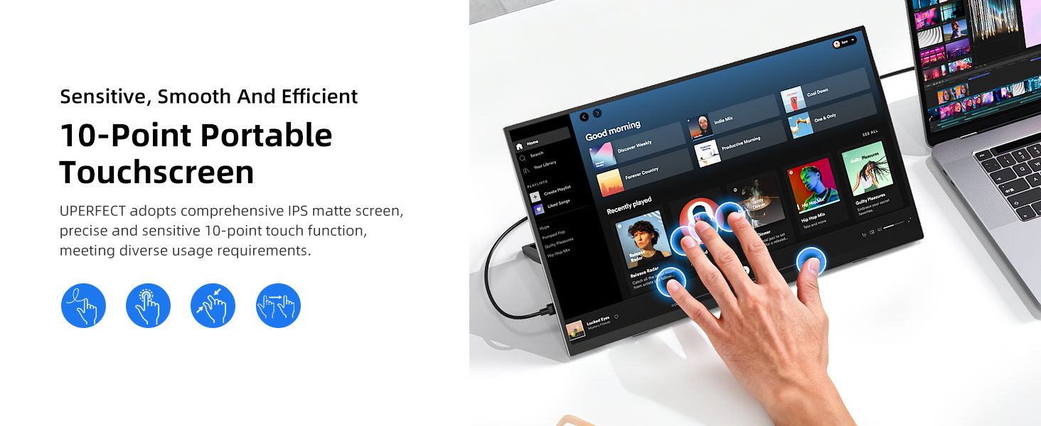 UPERFECT Монітор Портативний 15.6